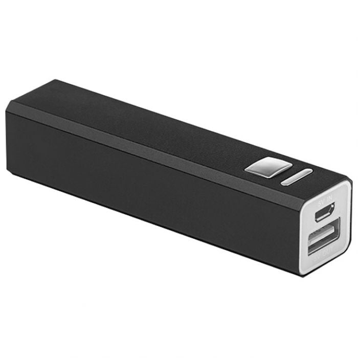 PUNJAČ ZA MOBILNE UREĐAJE ALUMINIJSKI PRIJENOSNI CRNI