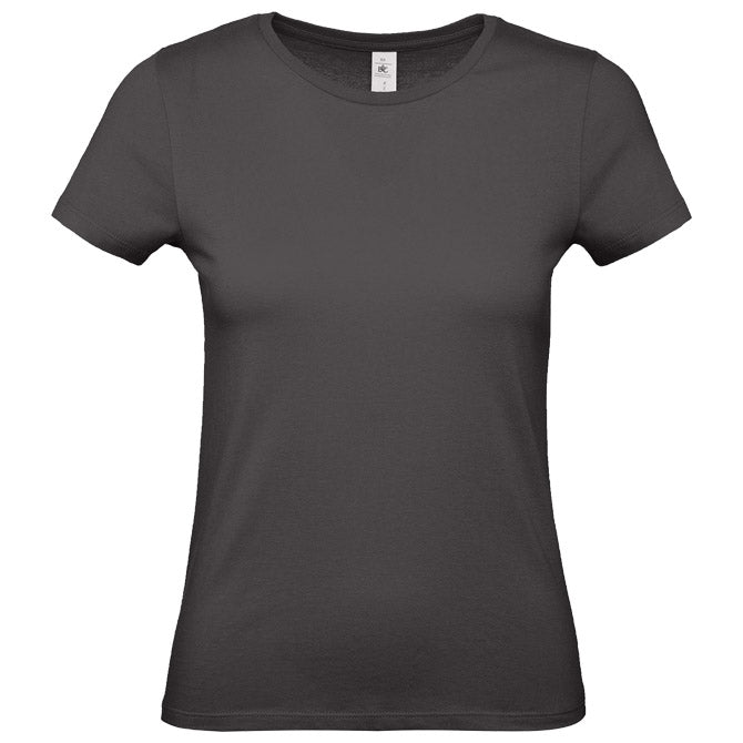 MAJICA KRATKI ROKAVI B&C #E150/WOMEN IZPRANA ČRNA L