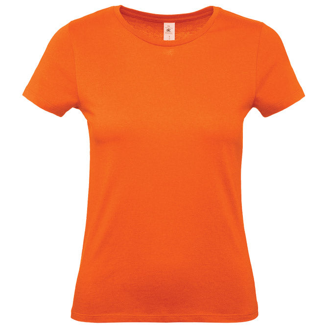 MAJICA KRATKI ROKAVI B&C #E150/WOMEN ORANŽNA 2XL