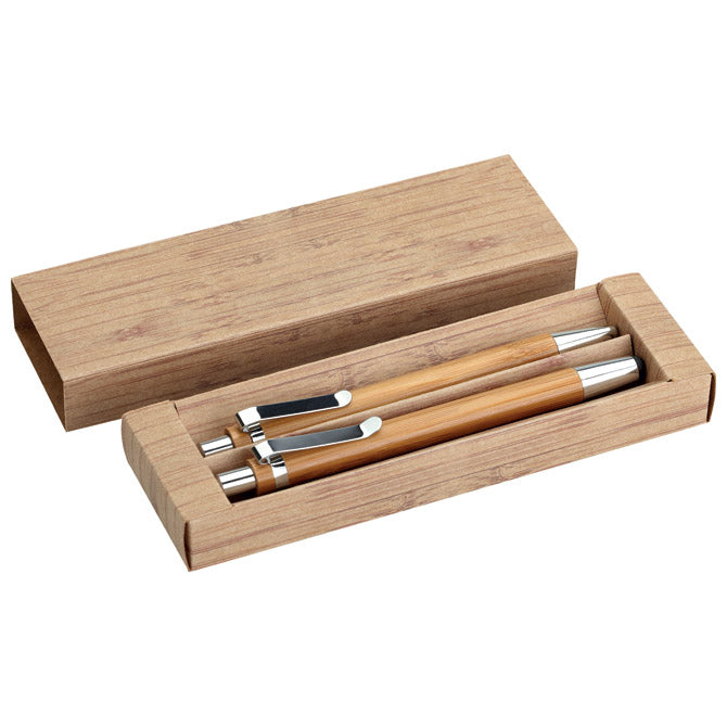 SET KEMIČNI SVINČNIK PLUS TEHNIČNI SVINČNIK MIDOCEANBRANDS MO8111-40 BAMBUS