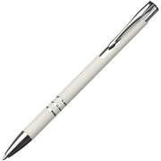 Olovka kemijska metalna gumirana slim new jersey easy 055506 bijela