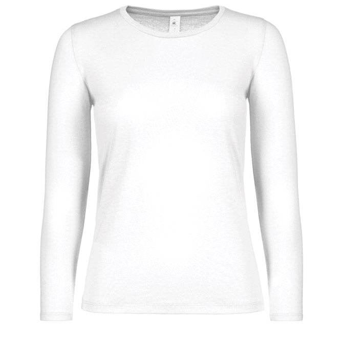 MAJICA DUGI RUKAVI B&C #E150/WOMEN LSL BIJELA M