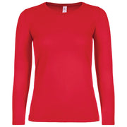 MAJICA DUGI RUKAVI B&C #E150/WOMEN LSL CRVENA L