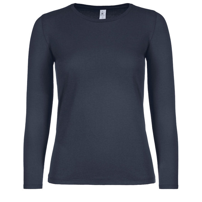 MAJICA DUGI RUKAVI B&C #E150/WOMEN LSL TAMNO PLAVA S