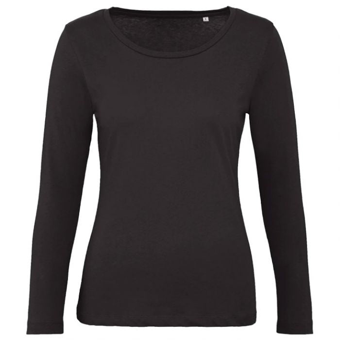 MAJICA DUGI RUKAVI B&C INSPIRE LSL T/WOMEN 140G CRNA S * DO ISTEKA ZALIHA