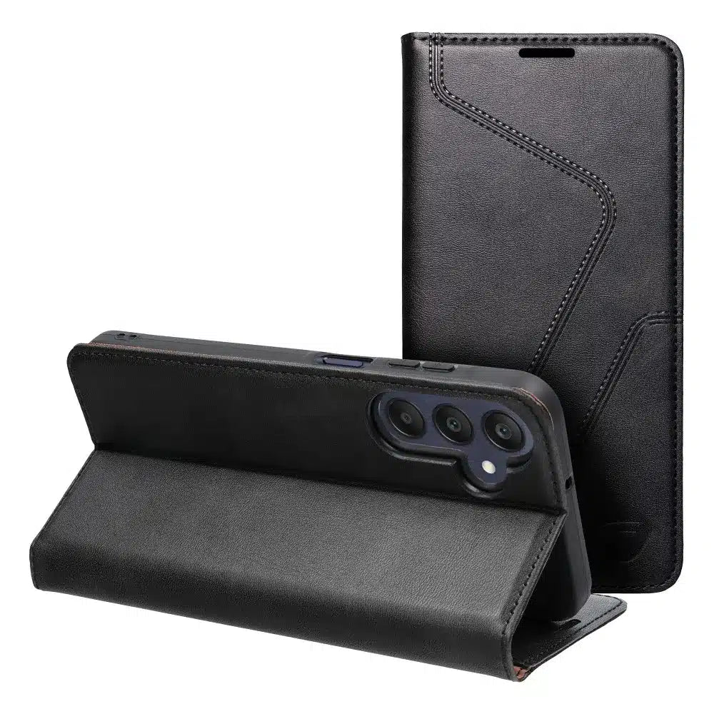 FORCELL F-PROTECT RFID Blocker preklopna futrola za SAMSUNG GALAXY A35 crna