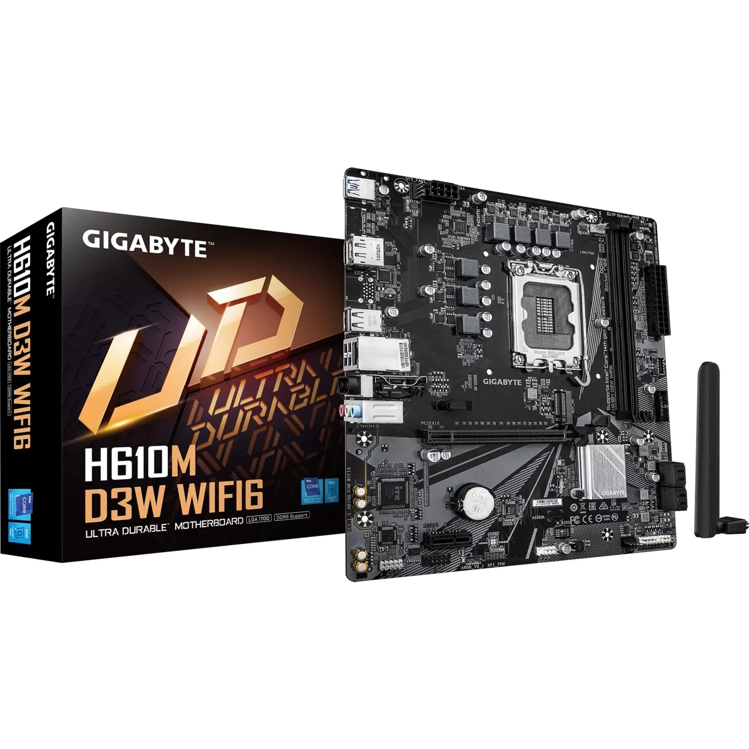 GIGABYTE H610M D3W WIFI6 Intel H610 LGA 1700 Mikro ATX