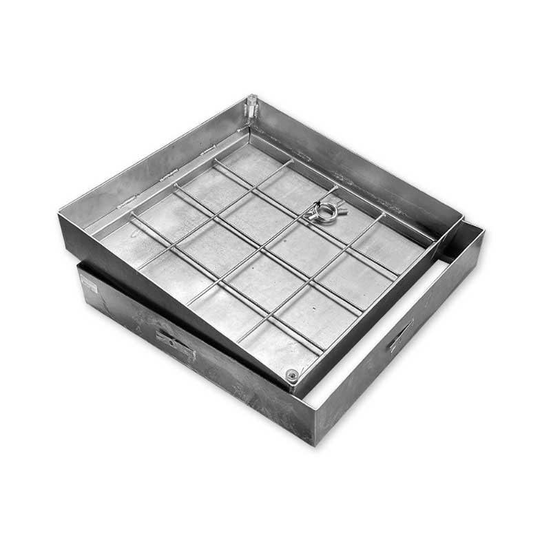 POKLOPAC ZA ŠAHT ULJNI 60x60 (V=110mm) ZA BET.KOCKE (6 I 8 CM)