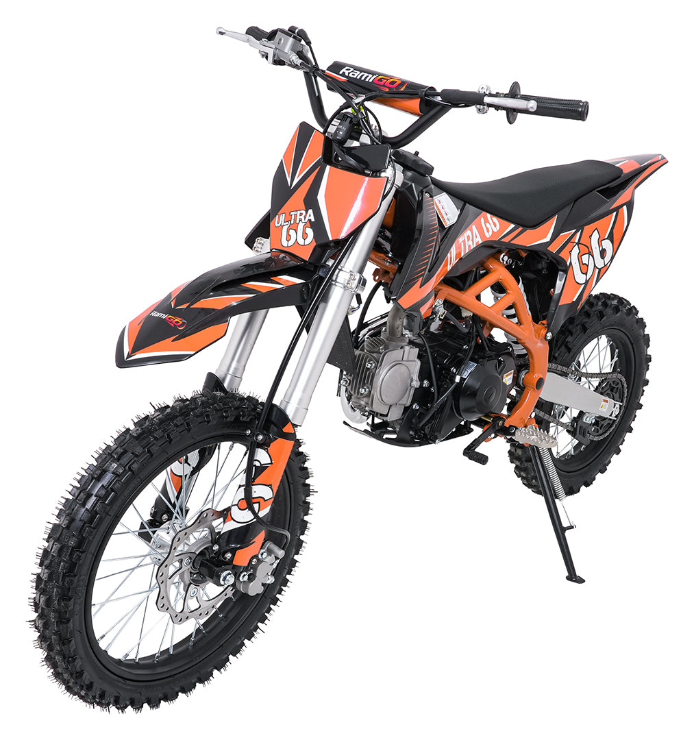 Cross motor na benzin ULTRA 66 125cc - narančasti