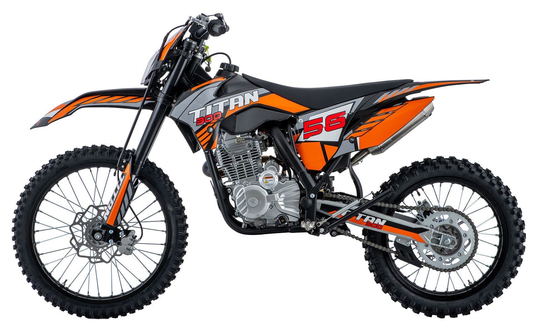 Cross motor na benzin TITAN 300cc - narančasta
