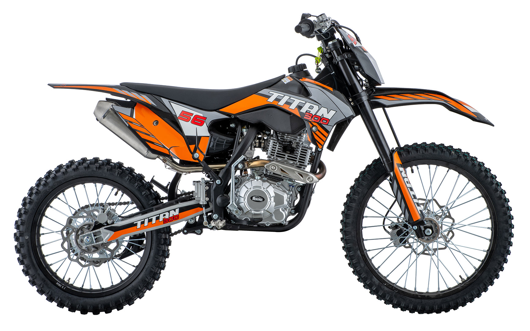Cross motor na benzin TITAN 300cc - narančasta