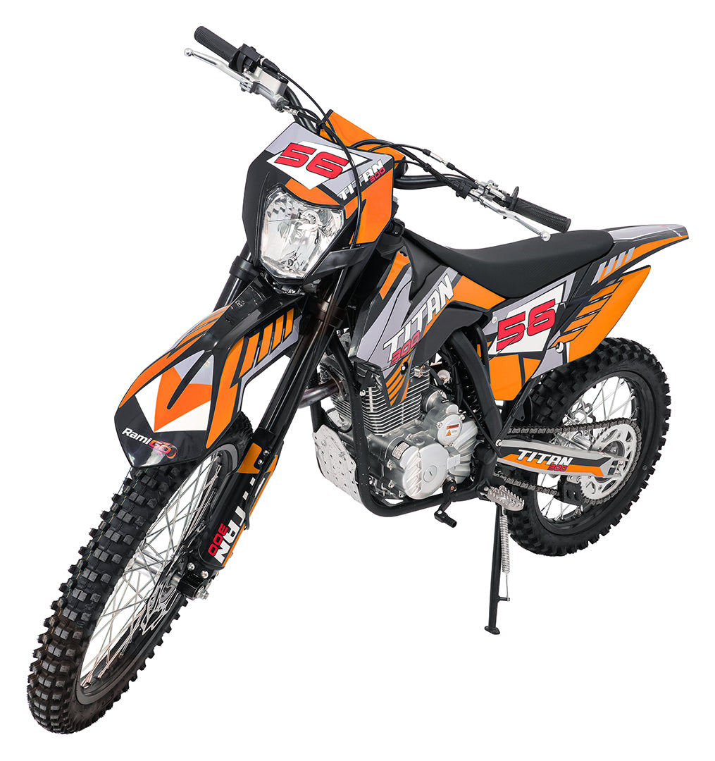 Cross motor na benzin TITAN 300cc - narančasta
