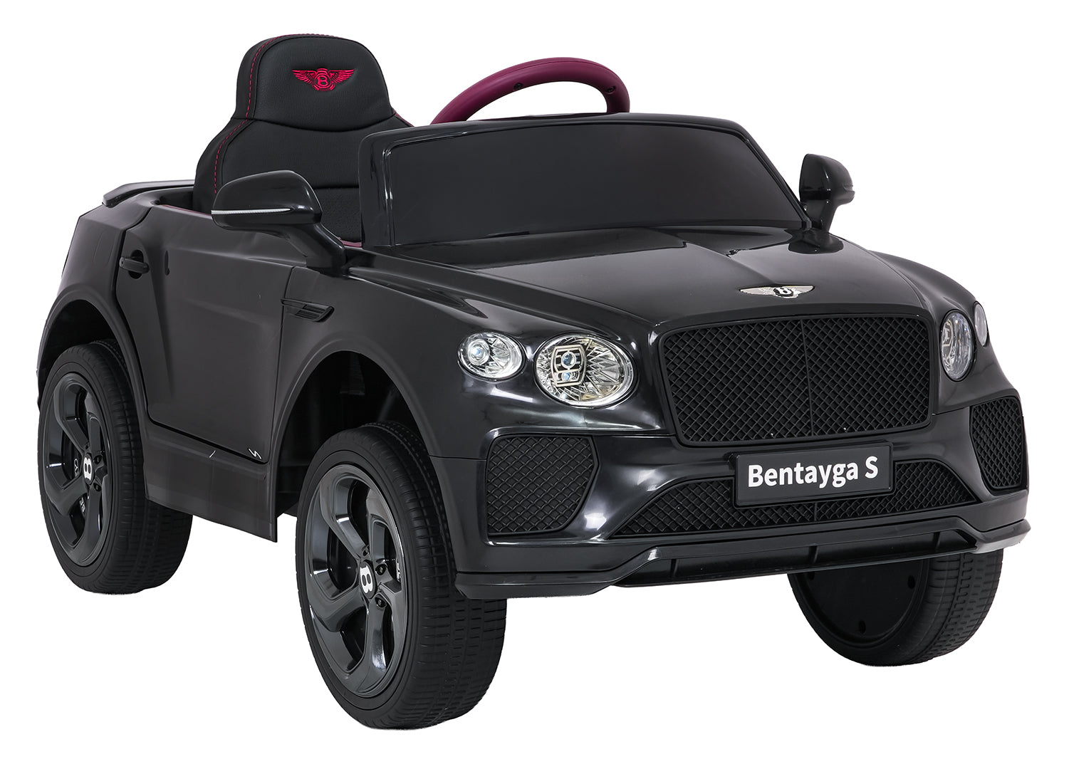 Licencirani auto na akumulator Bentley Bentayga S - crni
