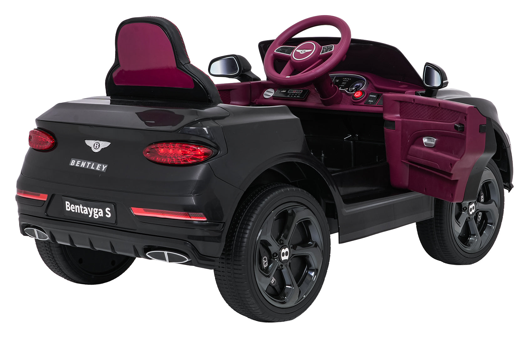 Licencirani auto na akumulator Bentley Bentayga S - crni