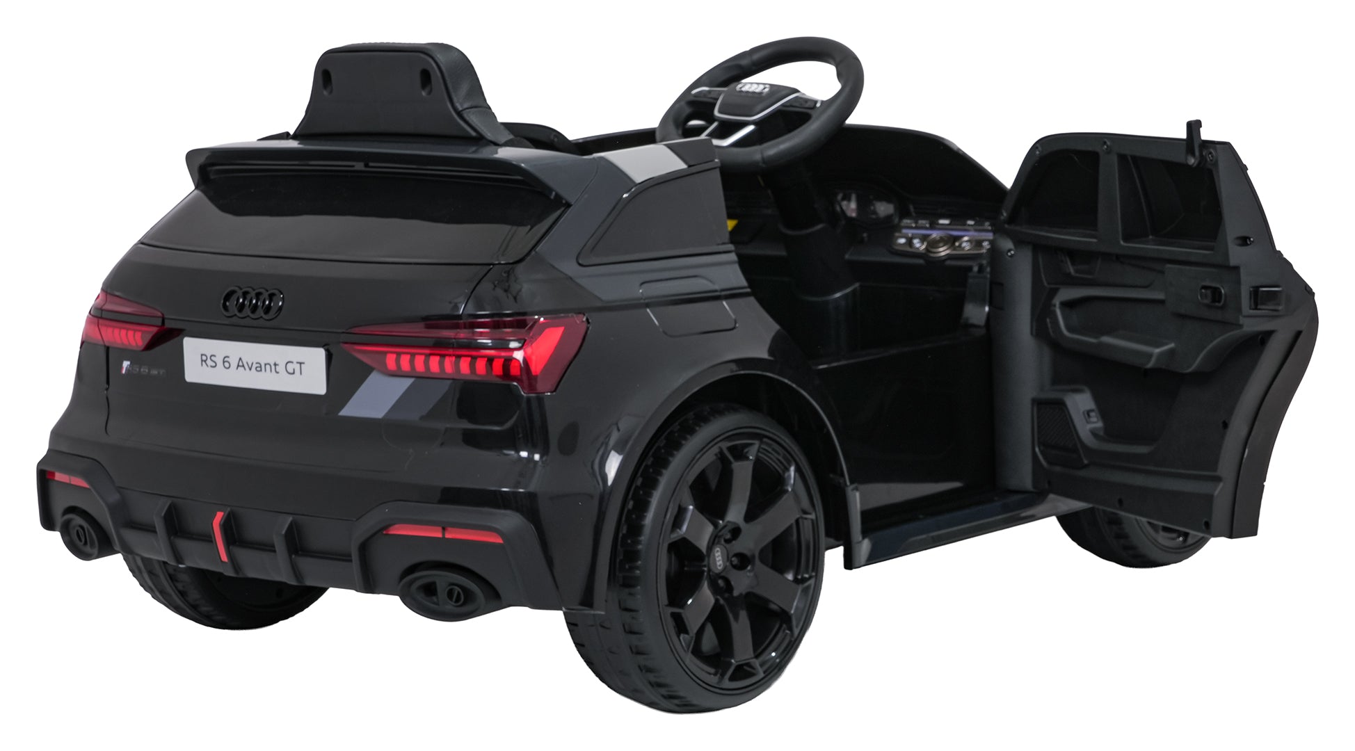 Licencirani auto na akumulator Audi RS6 Avant GT 4x4 - crni