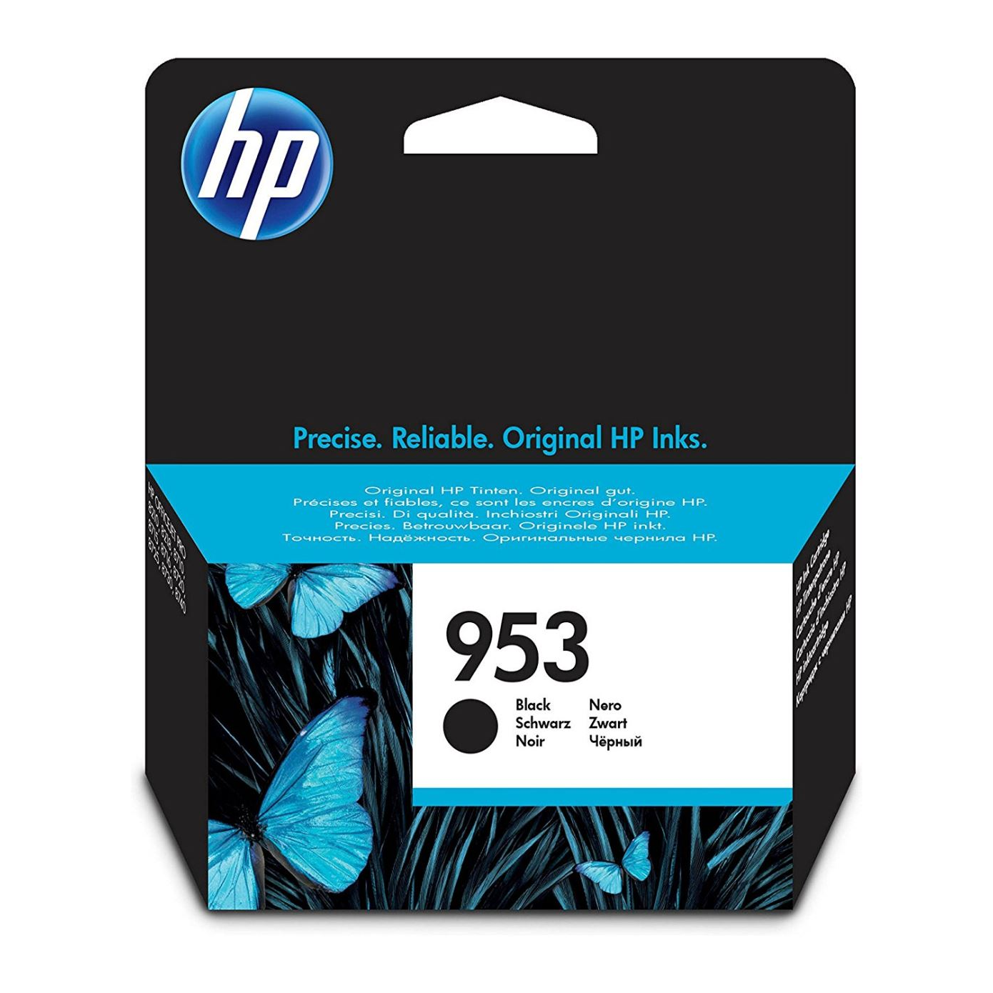 HP 953 Black Original Ink Cartridge spremnik s tintom 1 kom Standardni prinos Crno