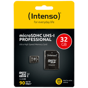 (Intenso) Micro SDHC/SDXC kartica 32GB Class 10, UHS-I +adapter, Pro - MicroSD 32GB Class10 UHS-I Pro