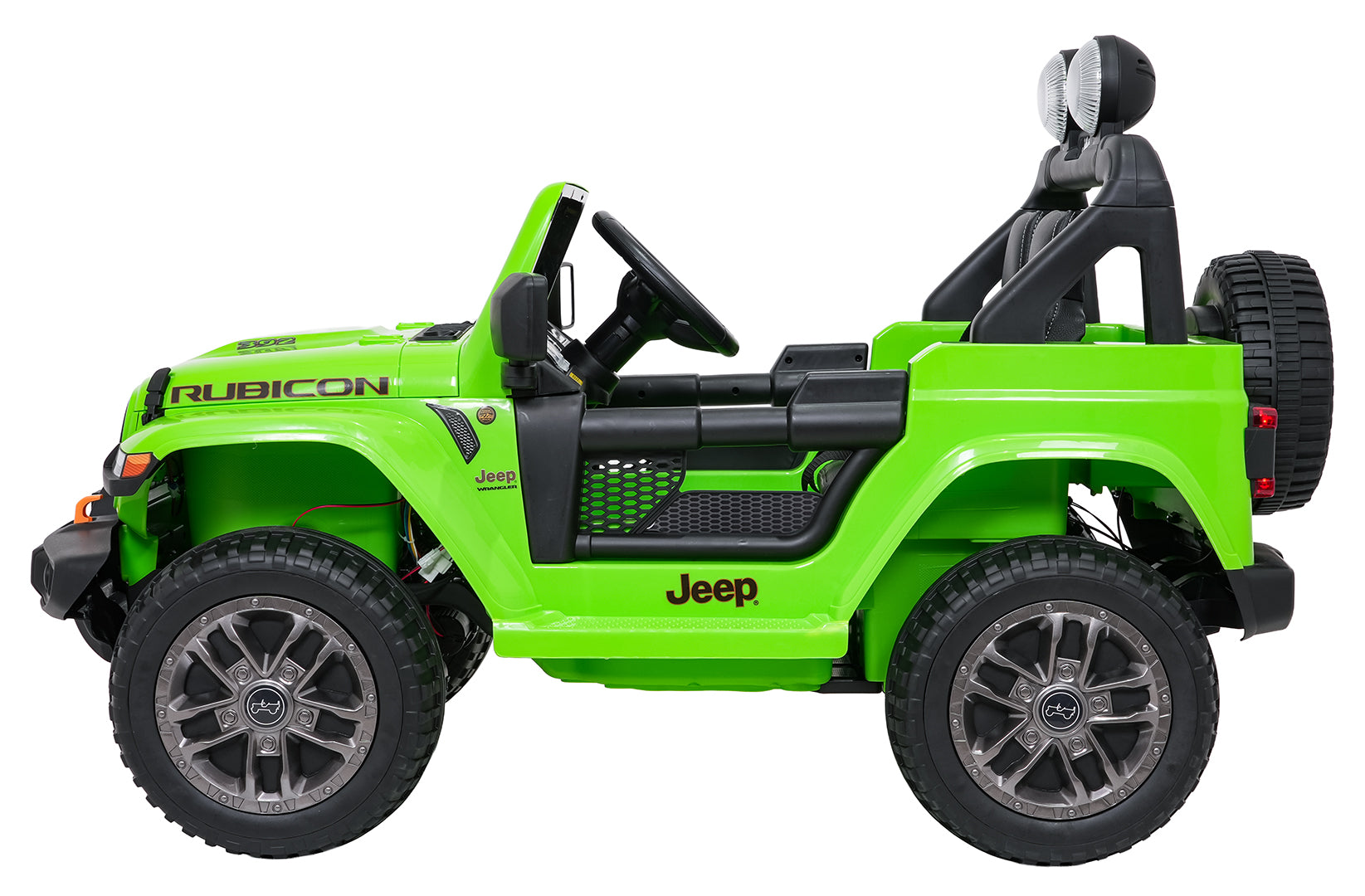 Licencirani auto na akumulator Jeep Wrangler Rubicon LIFT - zeleni