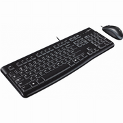 Logitech Desktop MK120 tipkovnica Miš priložen USB QWERTY UK International Crno