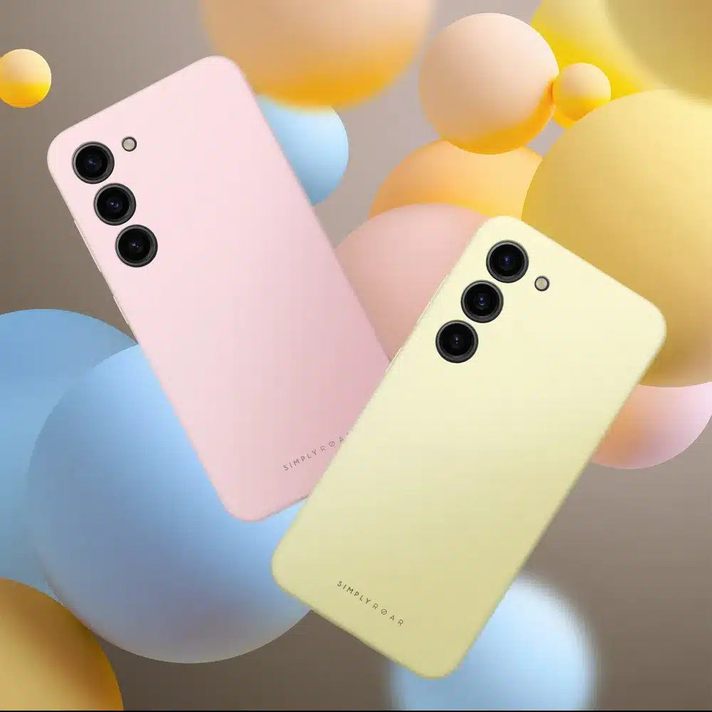 Roar Cloud-Skin maska za SAMSUNG GALAXY A55 5G svijetlo žuta