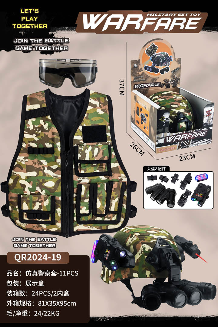 Little Soldier's Military Kit with Helmet