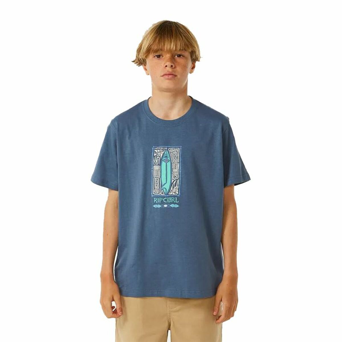 Dječje Majica Kratkih Rukava Rip Curl Lost Island Plava