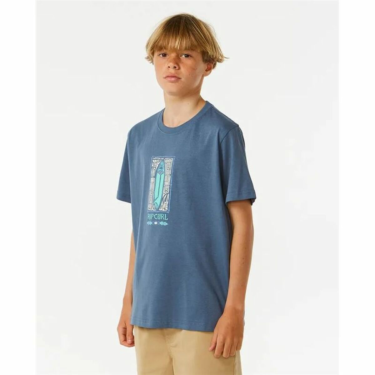Dječje Majica Kratkih Rukava Rip Curl Lost Island Plava