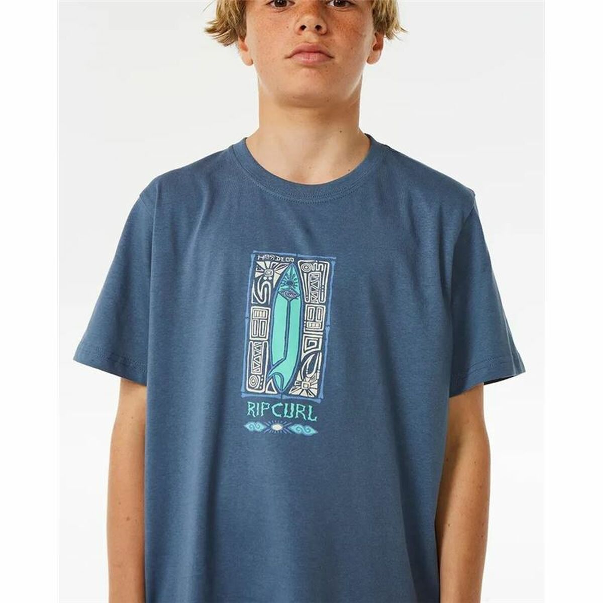 Dječje Majica Kratkih Rukava Rip Curl Lost Island Plava