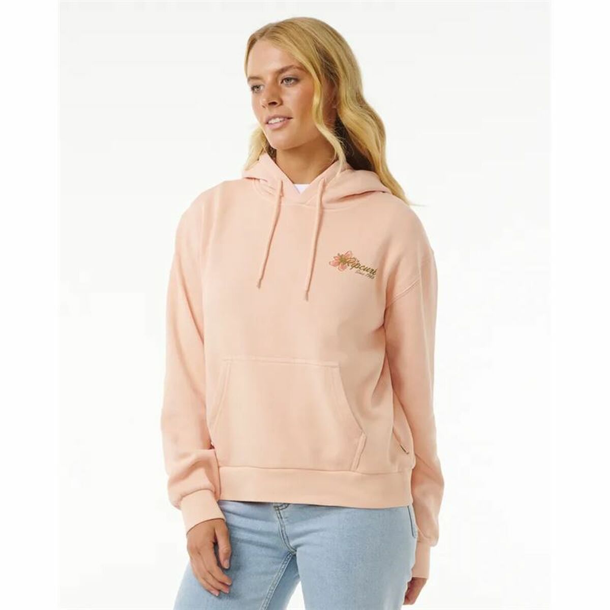 Ženska Majica s Kapuljačom Rip Curl Wild Bloom Rumena