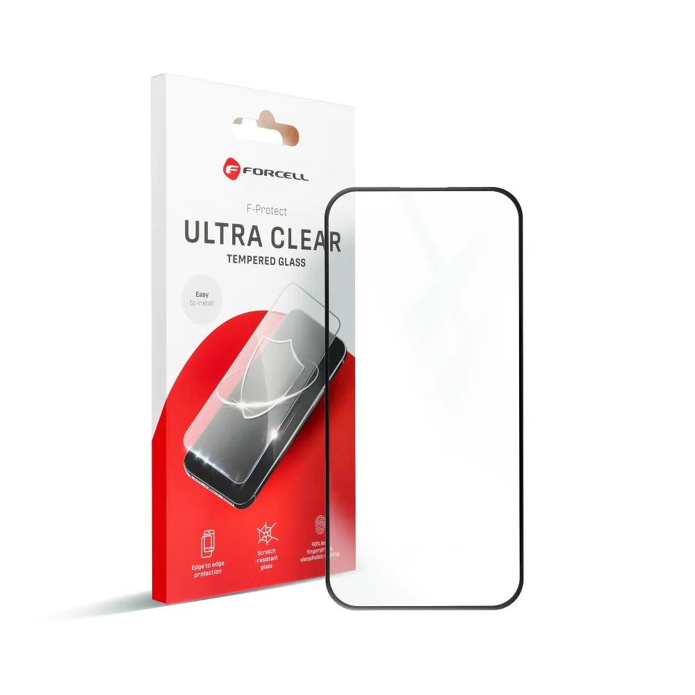 Kaljeno staklo Forcell Ultra Clear Glass za Samsung Galaxy A35 / A55 – crno