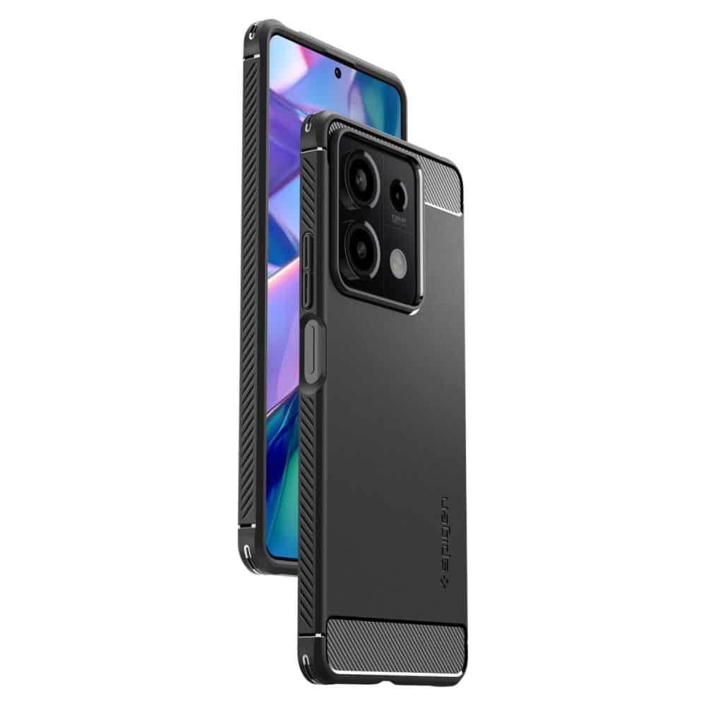 Spigen - Rugged Armor maska za Xiaomi Redmi Note 13 5G - crna