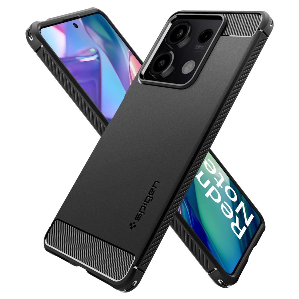 Spigen - Rugged Armor maska za Xiaomi Redmi Note 13 5G - crna