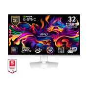 MSI MPG 321URXW QD-OLED računalni monitor 80 cm (31.5") 3840 x 2160 pikseli 4K Ultra HD Bijelo