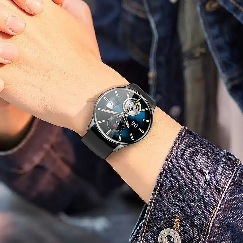 HOCO pametni sat / pametni sat Amoled Y15 smart sport (mogućnost povezivanja sa sata) crni