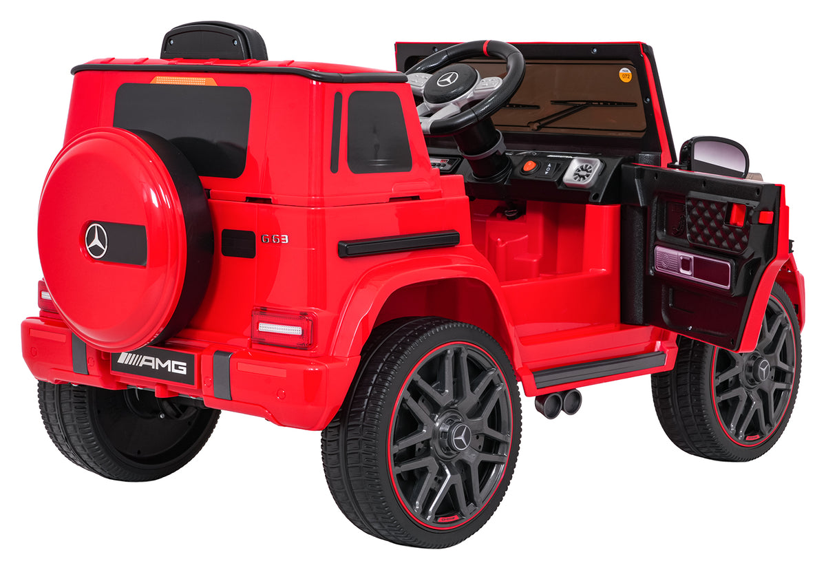 Licencirani auto na akumulator Mercedes G63 AMG LIFT - crveni