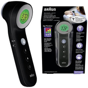 Braun BNT 400 BK Beskontaktni toplomjer Sivo Čelo Gumbi