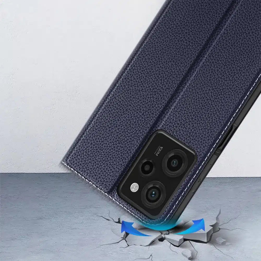 DUX DUCIS Skin X2 – preklopna torbica za Redmi Note 12 Pro 5G plava
