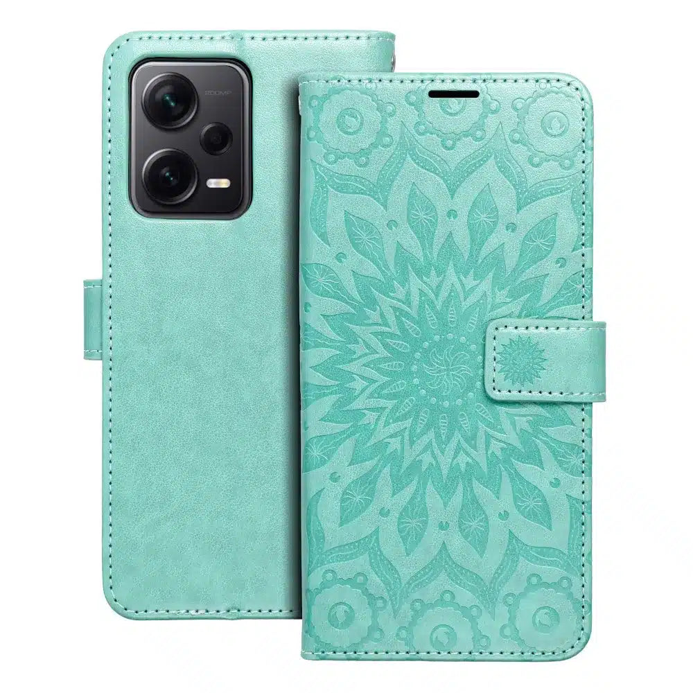 MEZZO Book case preklopna torbica za XIAOMI Redmi NOTE 12 PRO Plus 5G mandala green