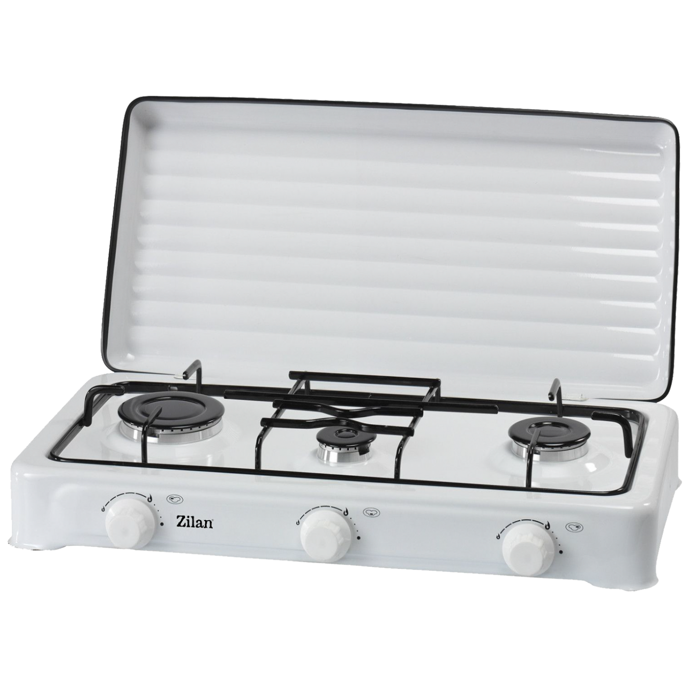 Zilan Plinski rešo sa 3 plamenika, 2300 W, bijela - ZLN0032/WH