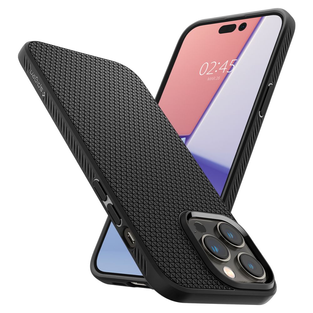 Spigen - Liquid Air - iPhone 14 Pro Max - mat crna