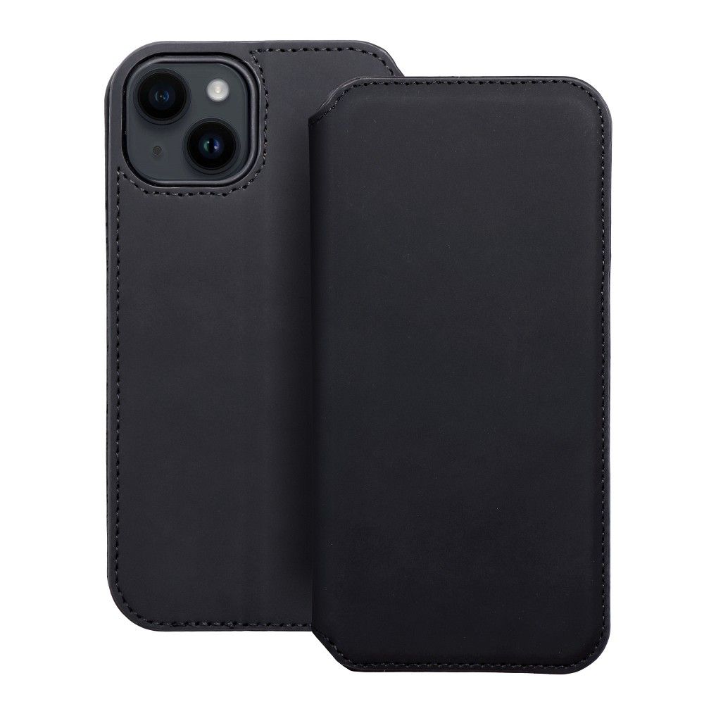 Dual Pocket book case preklopna maskica za iPhone 14 crna