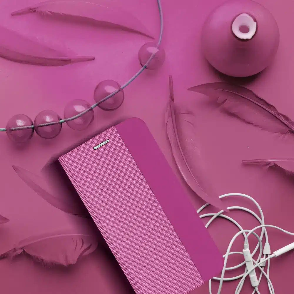 SENSITIVE Book preklopna maska za XIAOMI Redmi 14C – pink