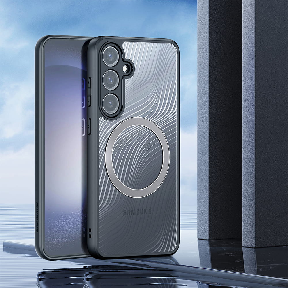 DUX DUCIS Aimo Mag - armored maska kompatibilna sa MagSafe za Samsung Galaxy S24 crna