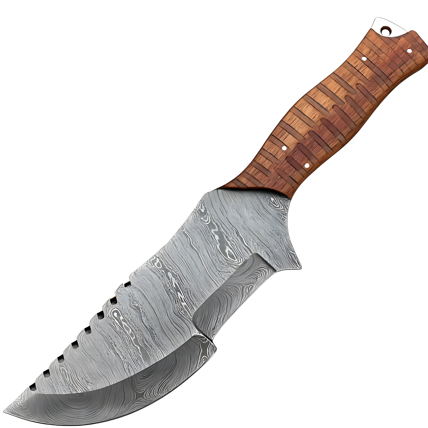 Damaskovski vanjski nož MI-38744 - Smeđa KP38744