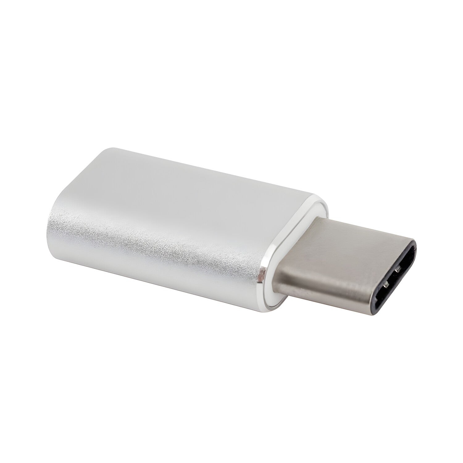 Adapter XQISIT USB-C na Micro USB – Srebrna KP36428