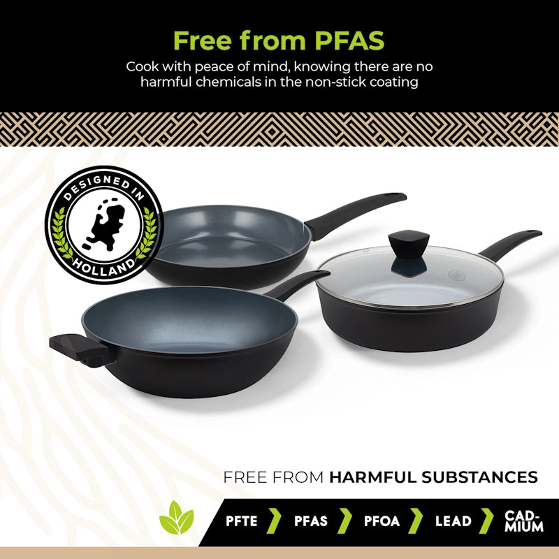 BE Living Set 5 tava Delight Black