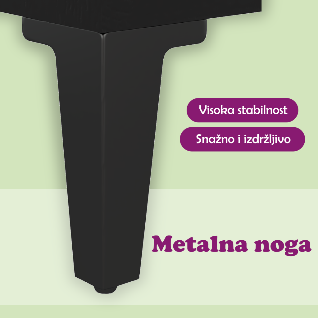 Stolić za kavu boja smeđeg hrasta 60 x 60 x 30 cm od iverice