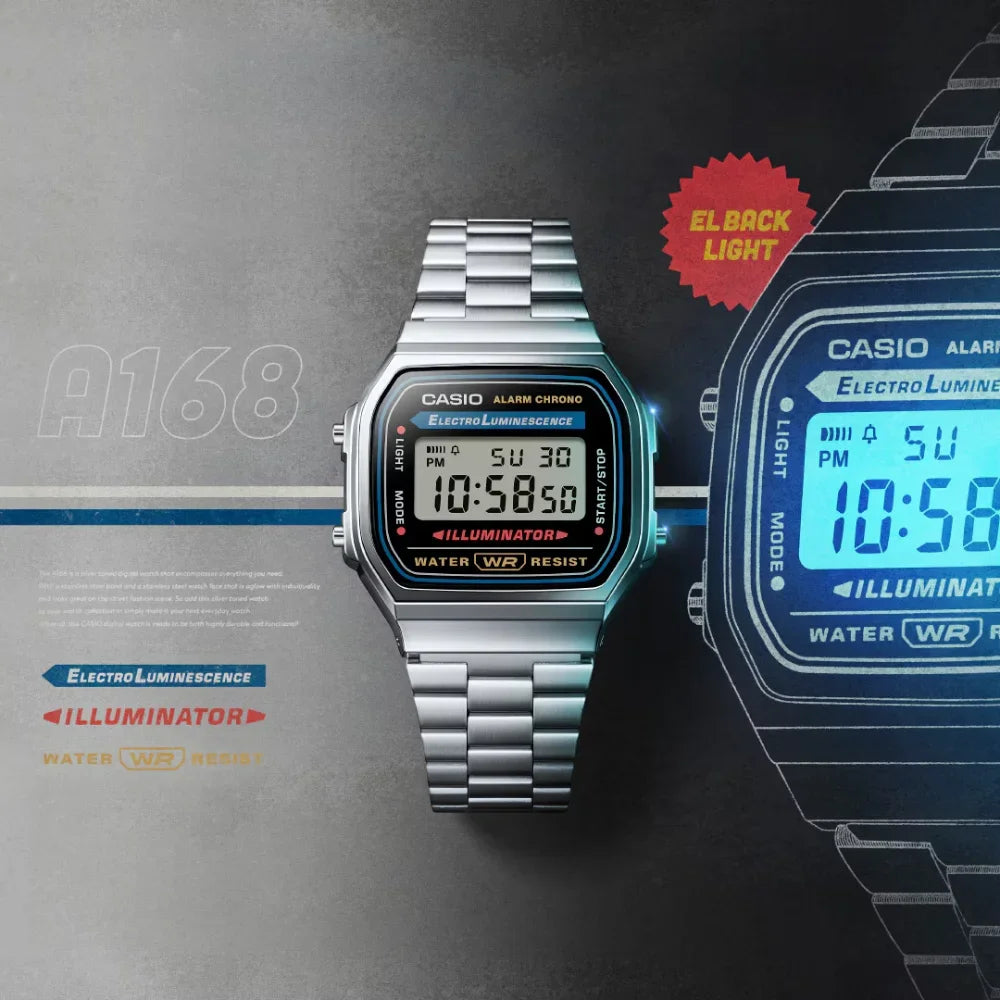 RUČNI SAT CASIO A168WA-1YES