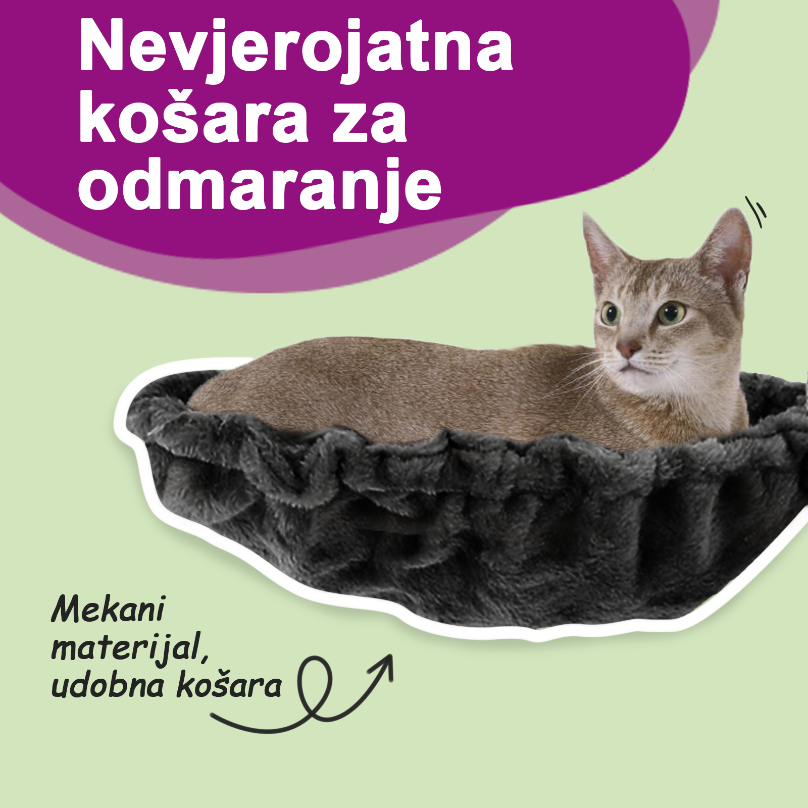 Penjalica za mačke sa stupovima za grebanje tamnosiva 110 cm