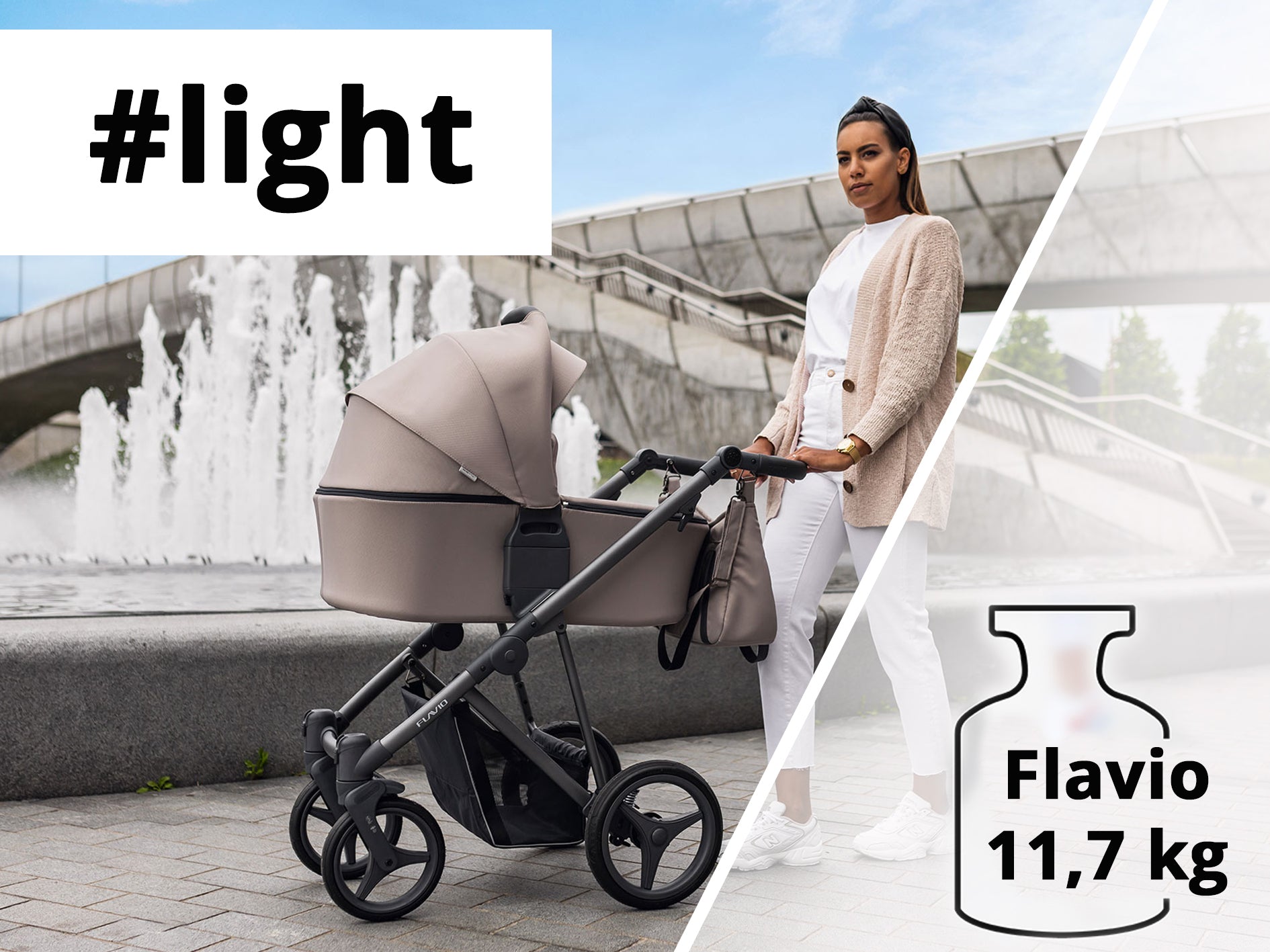 Dječja kolica Bebetto Flavio Premium Class Stella 02 3u1 B